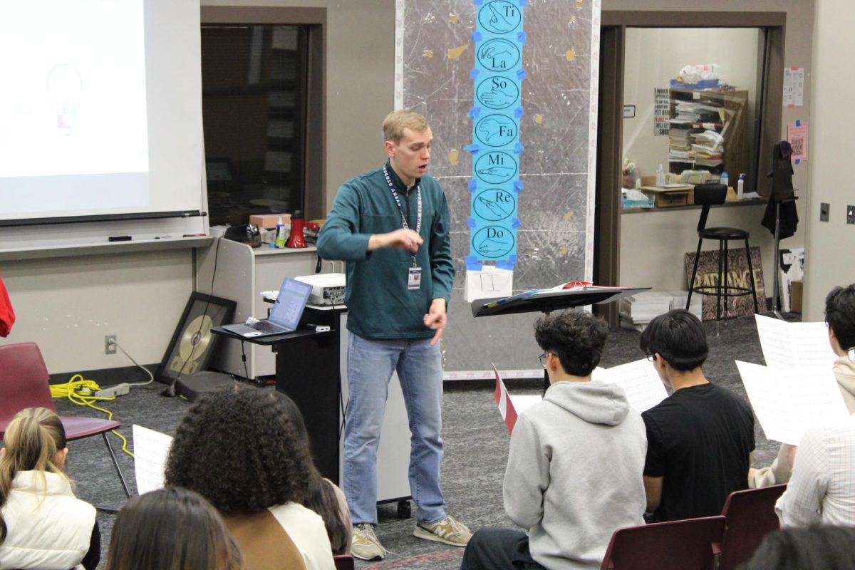 Adam Lesher inspires students as he teaches.