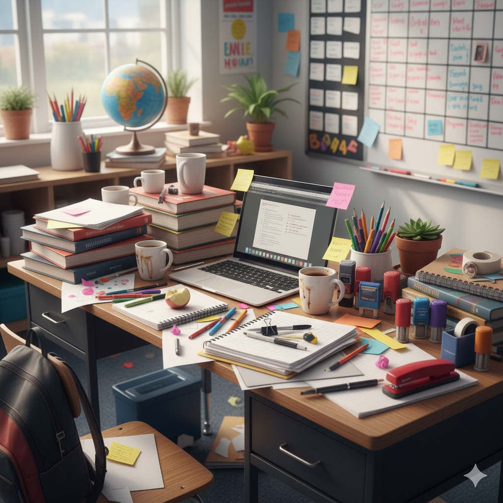 When teachers are busy catching up, students get busy with their own activities.