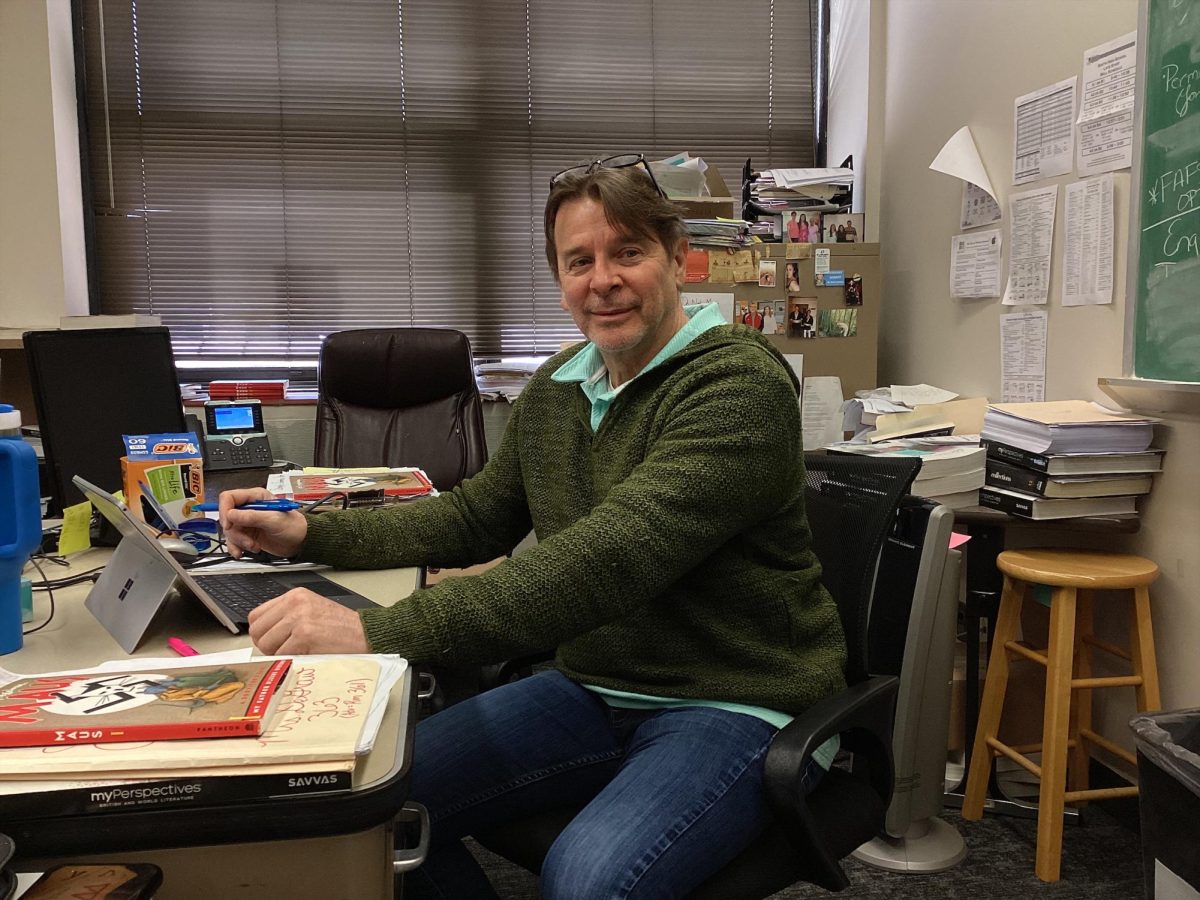 ESL teacher John Staller said he enjoys working with his students daily.