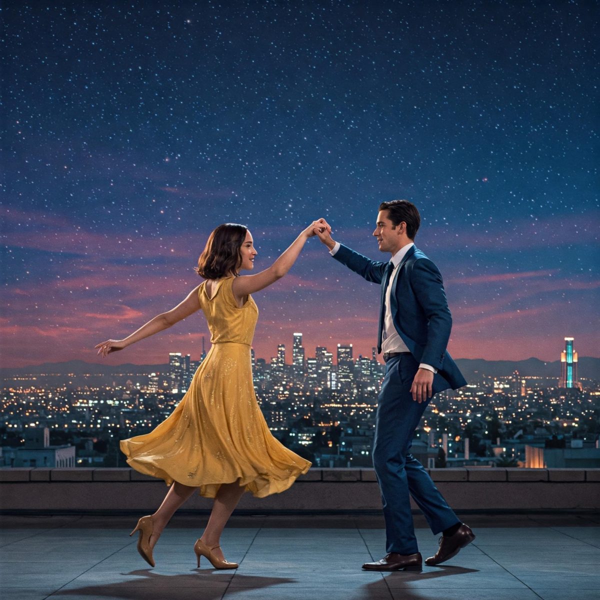 'La La Land' is a touching tribute to dreams and the sacrifices that come with them. Photo illustration generated by Google Gemini.