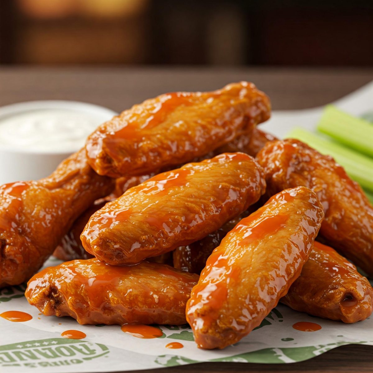 Wingstop offers delicious food with spectacular vibes. Photo illustration generated by Google Gemini.