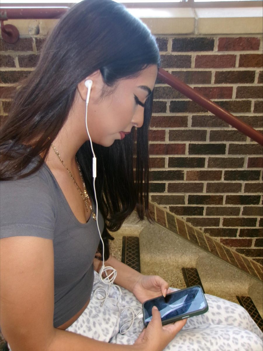 Seniors like Denise Acevedo use music to help them make it through the day. 