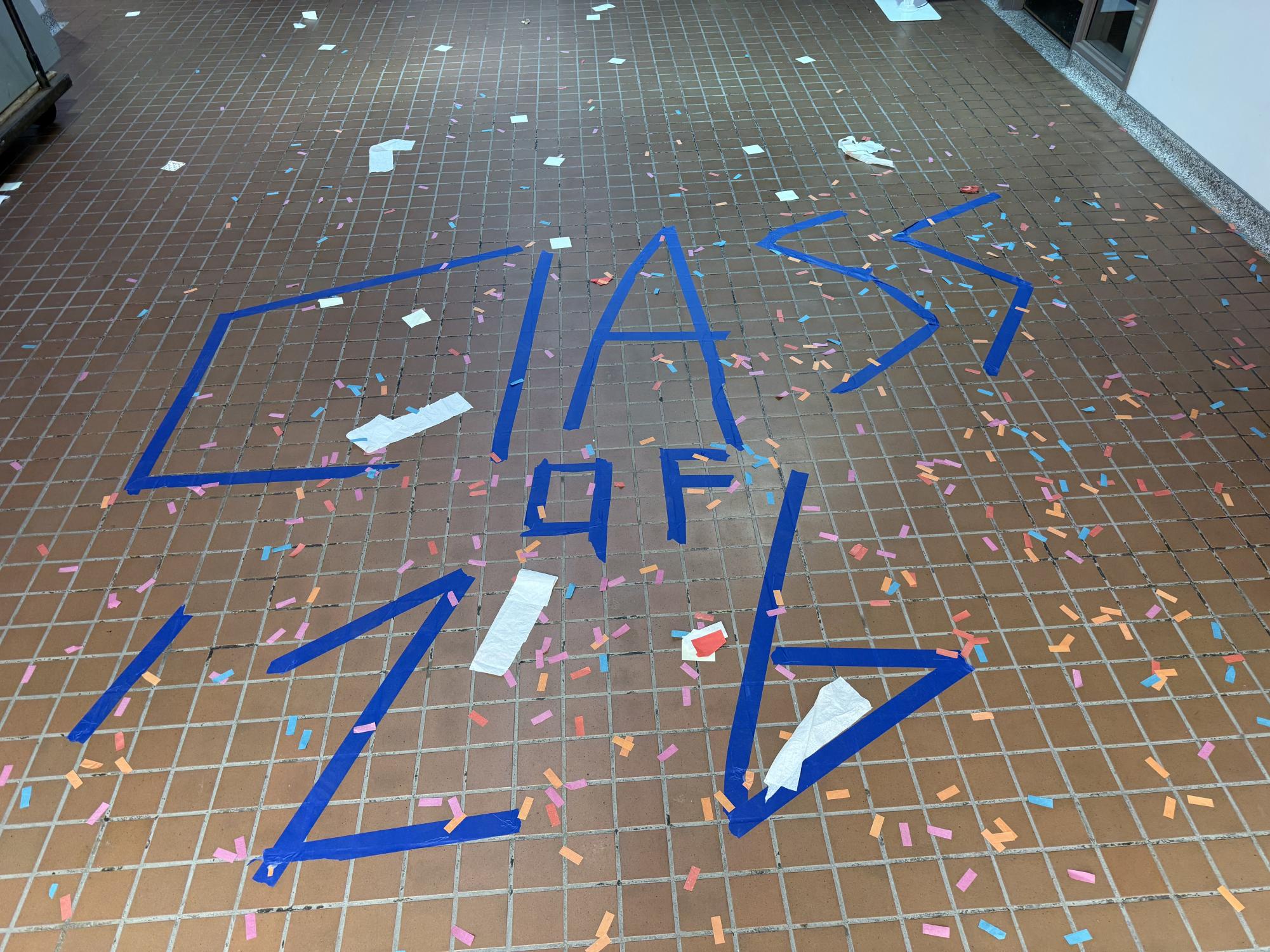 Confetti, canines and a chicken, oh my!